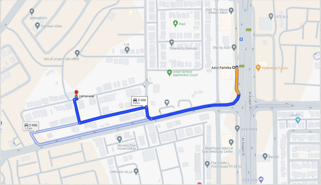 Al Furjan Map 1
